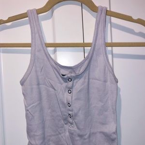 Cute lavender crop tank top